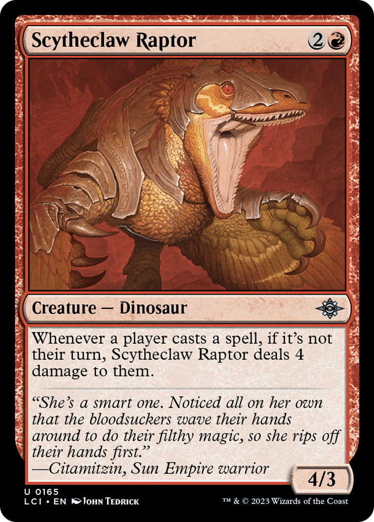 Scytheclaw Raptor [The Lost Caverns of Ixalan] | Gate City Games LLC