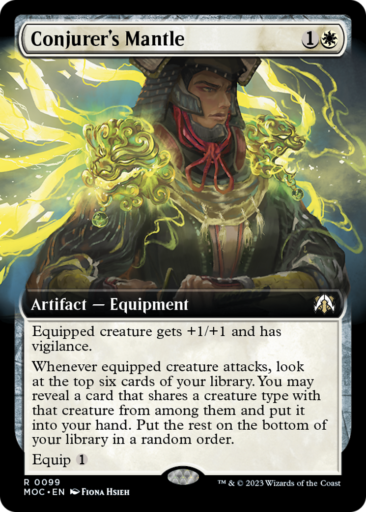Conjurer's Mantle (Extended Art) [March of the Machine Commander] | Gate City Games LLC