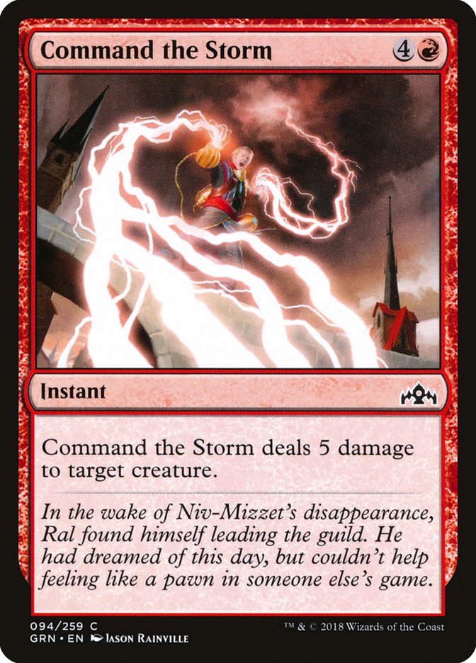 Command the Storm [Guilds of Ravnica] | Gate City Games LLC