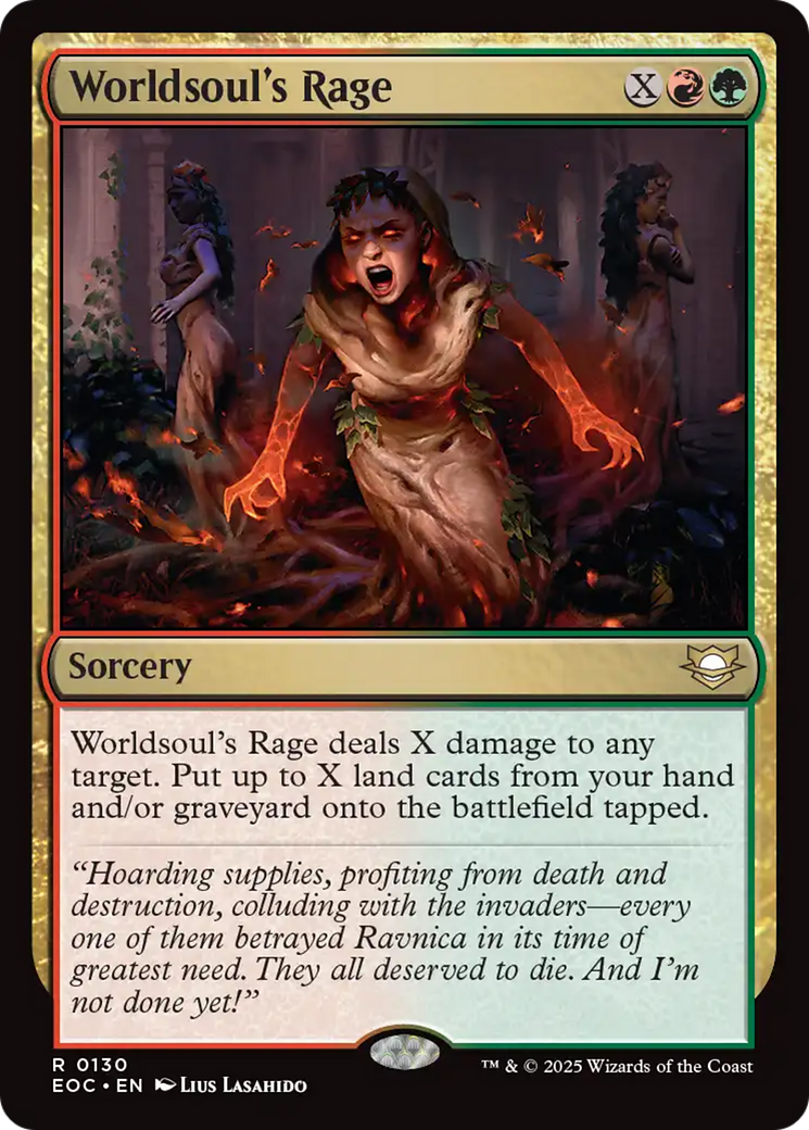 Worldsoul's Rage [Edge of Eternities Commander] | Gate City Games LLC