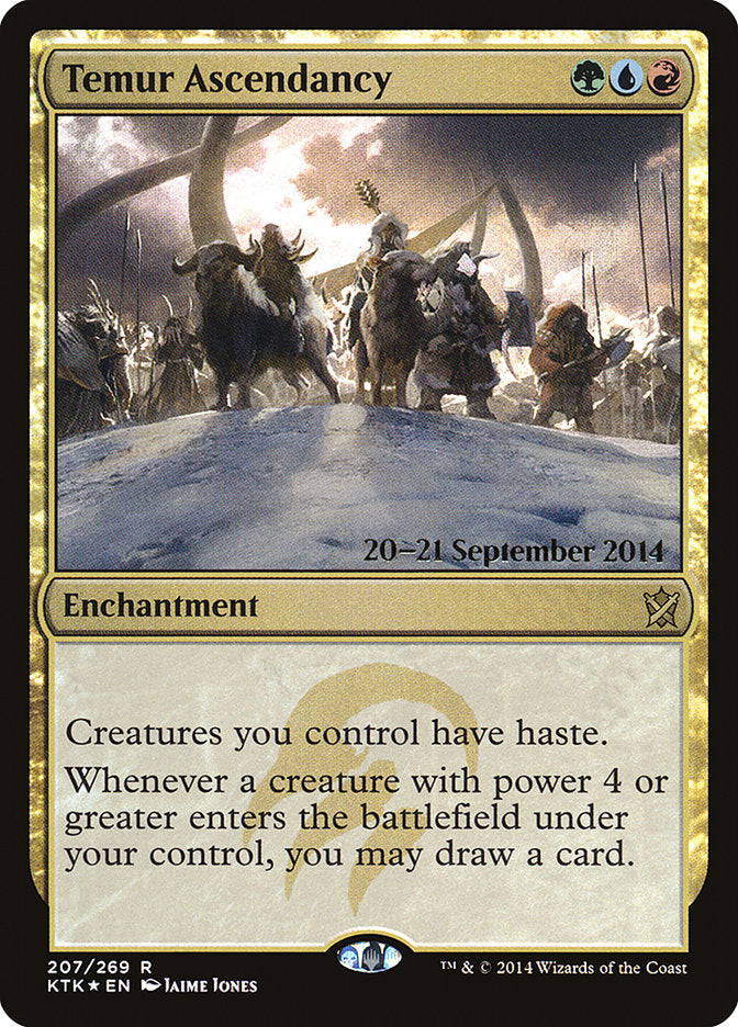 Temur Ascendancy [Khans of Tarkir Prerelease Promos] | Gate City Games LLC