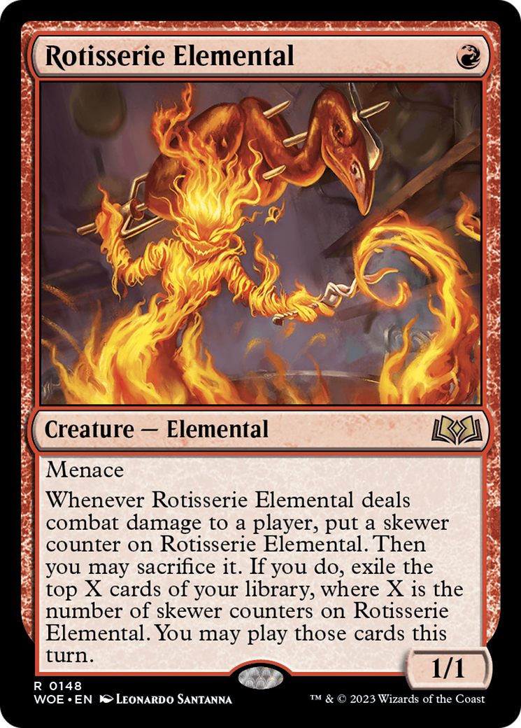 Rotisserie Elemental [Wilds of Eldraine] | Gate City Games LLC