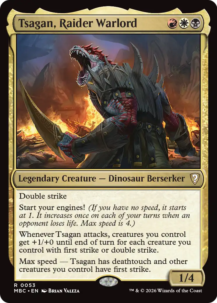 Tsagan, Raider Warlord [Mystery Booster: Commander Edition] | Gate City Games LLC