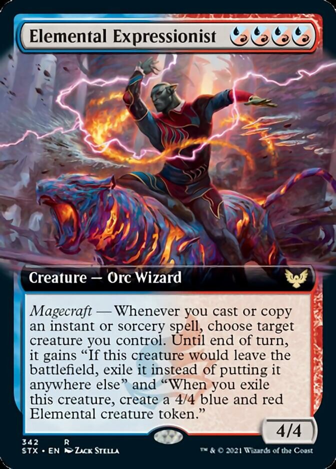 Elemental Expressionist (Extended Art) [Strixhaven: School of Mages] | Gate City Games LLC