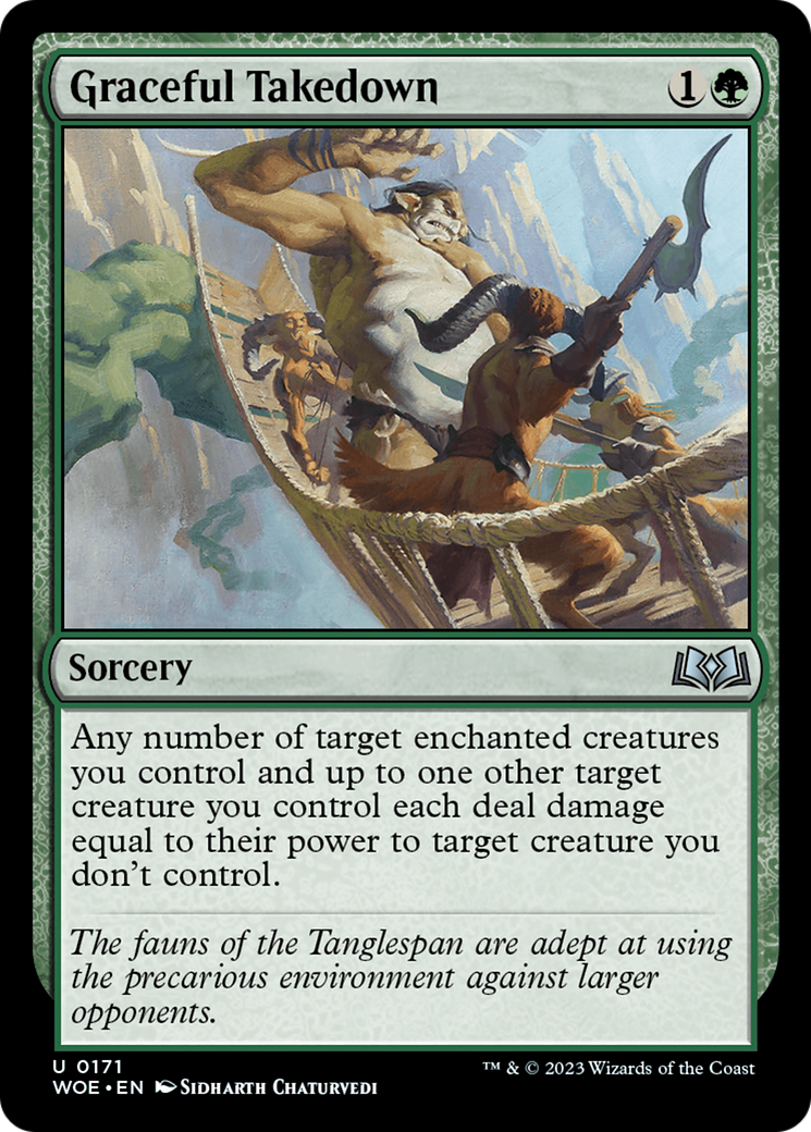 Graceful Takedown [Wilds of Eldraine] | Gate City Games LLC