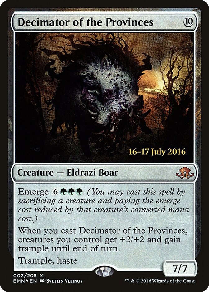 Decimator of the Provinces [Eldritch Moon Prerelease Promos] | Gate City Games LLC