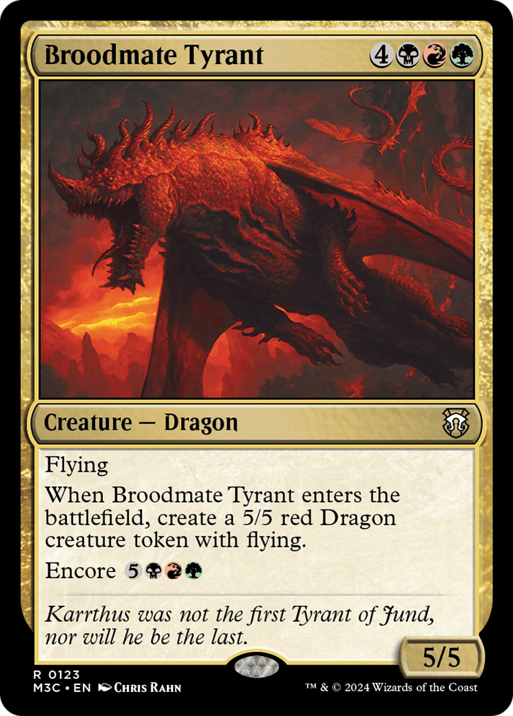 Broodmate Tyrant [Modern Horizons 3 Commander] | Gate City Games LLC
