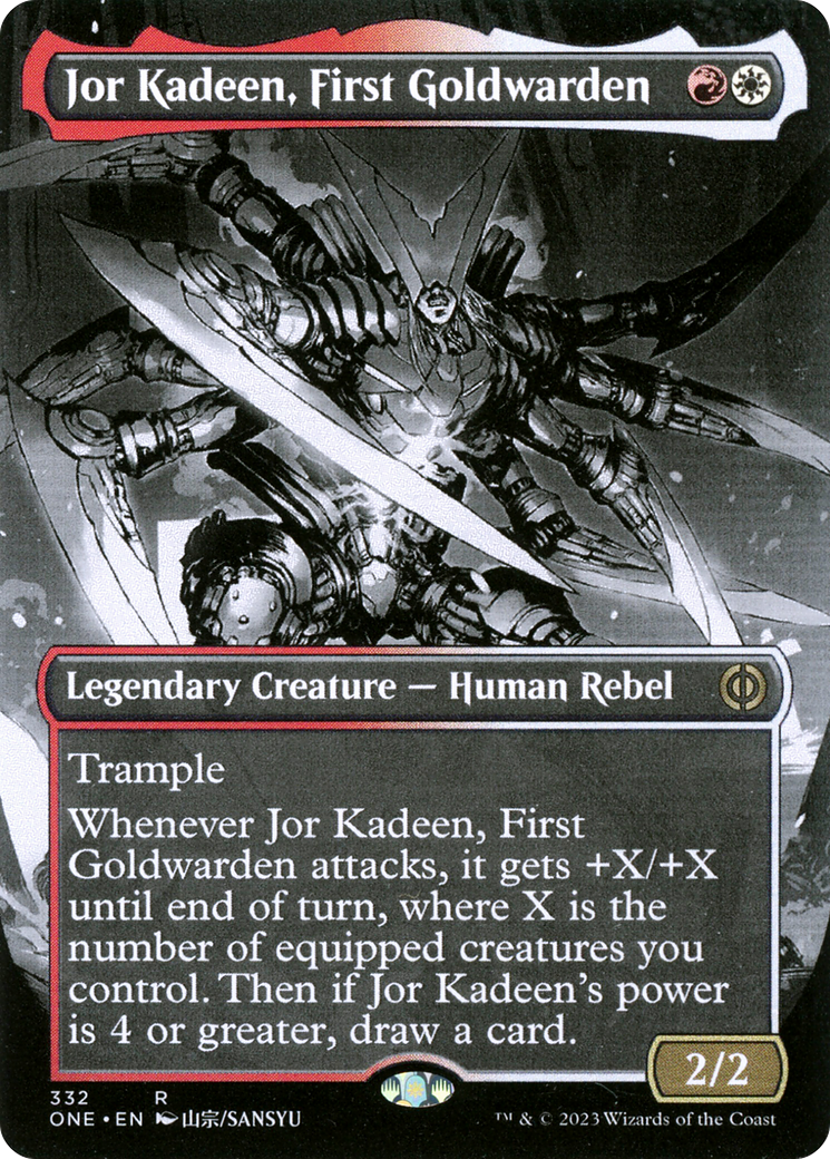 Jor Kadeen, First Goldwarden (Borderless Manga) [Phyrexia: All Will Be One] | Gate City Games LLC