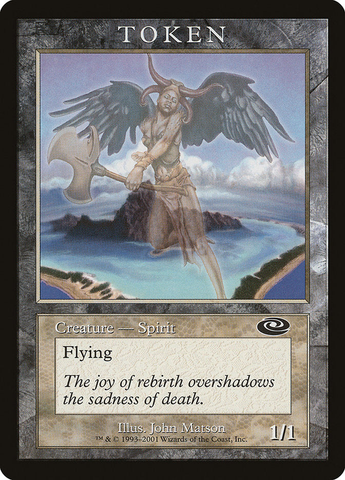 Spirit Token [Magic Player Rewards 2001] | Gate City Games LLC