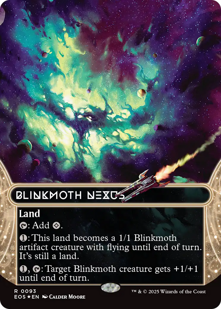 Blinkmoth Nexus (0093) (Borderless) (Galaxy Foil) [Edge of Eternities: Stellar Sights] | Gate City Games LLC