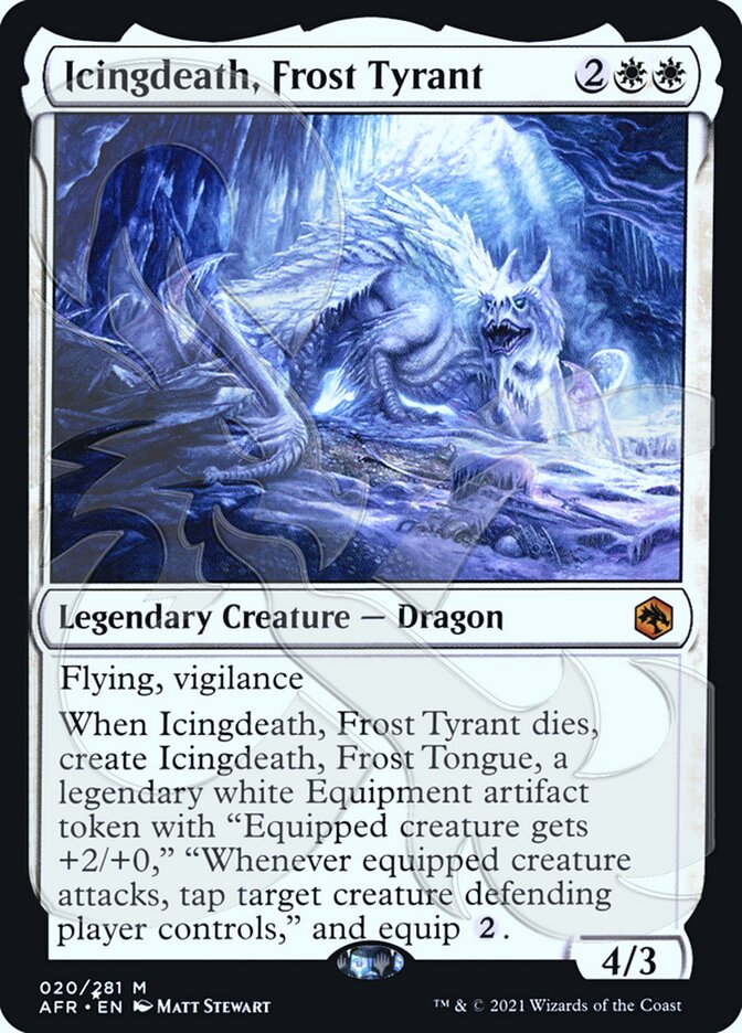 Icingdeath, Frost Tyrant (Ampersand Promo) [Dungeons & Dragons: Adventures in the Forgotten Realms Promos] | Gate City Games LLC