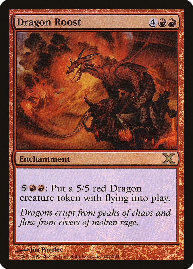 Dragon Roost (Premium Foil) [Tenth Edition] | Gate City Games LLC