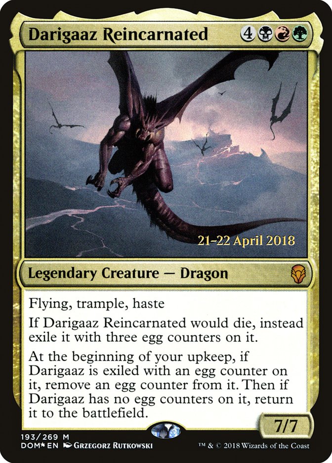 Darigaaz Reincarnated [Dominaria Prerelease Promos] | Gate City Games LLC
