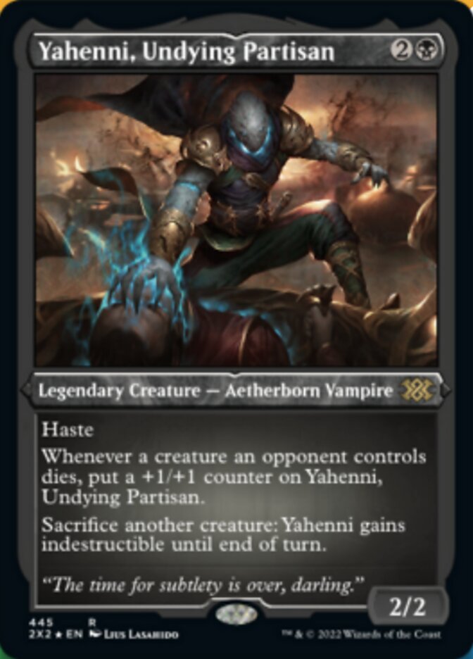 Yahenni, Undying Partisan (Foil Etched) [Double Masters 2022] | Gate City Games LLC