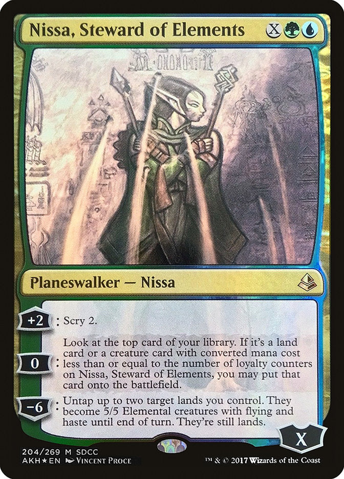 Nissa, Steward of Elements [San Diego Comic-Con 2017] | Gate City Games LLC
