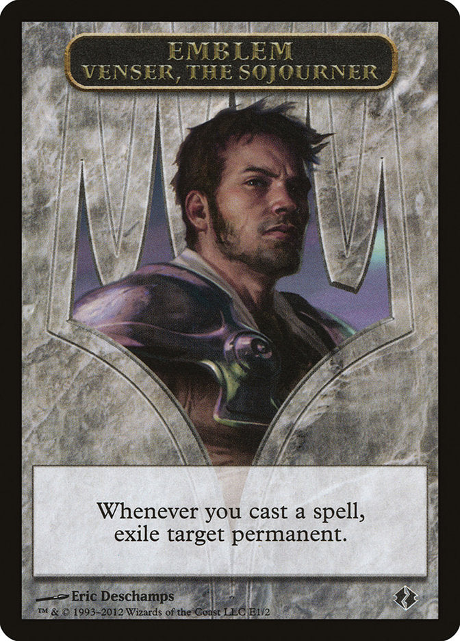 Venser, the Sojourner Emblem [Duel Decks: Venser vs. Koth Tokens] | Gate City Games LLC
