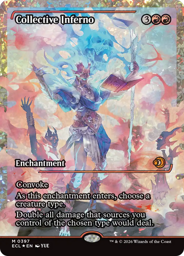 Collective Inferno (Showcase) (Fracture Foil) [Lorwyn Eclipsed] | Gate City Games LLC