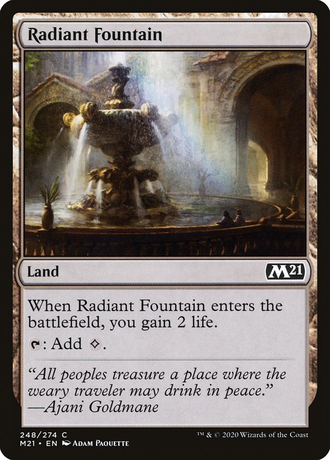Radiant Fountain [Core Set 2021] | Gate City Games LLC
