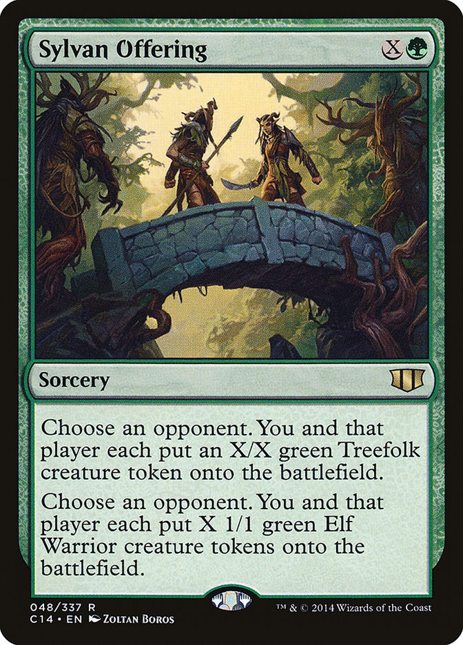 Sylvan Offering [Commander 2014] | Gate City Games LLC