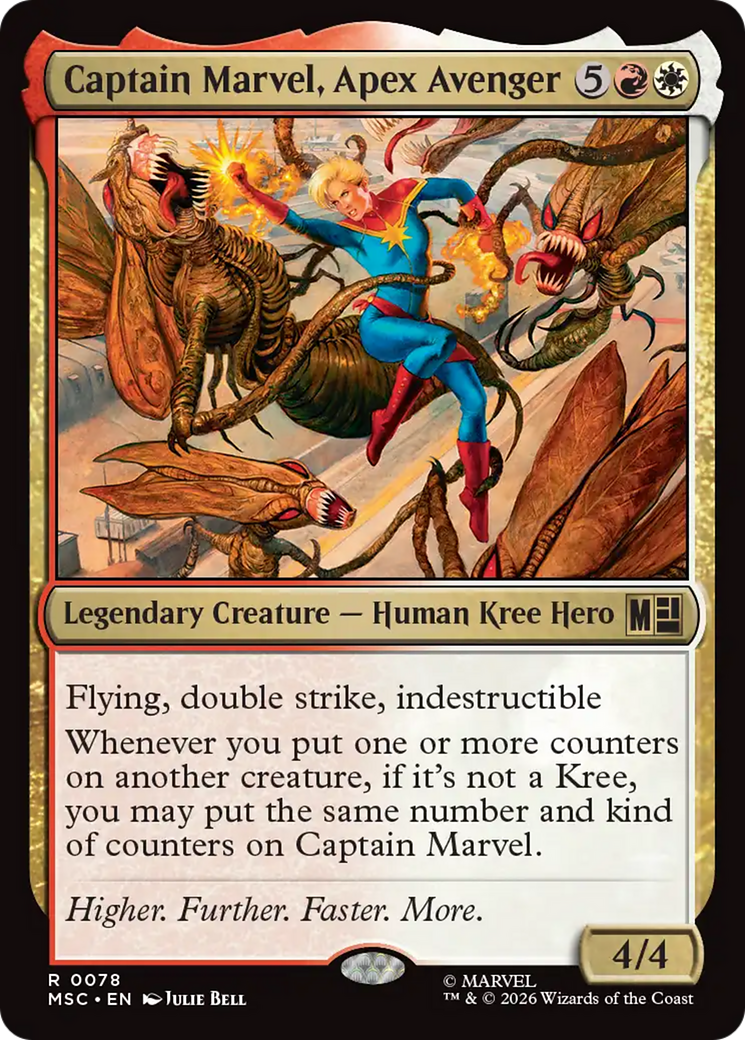 Captain Marvel, Apex Avenger [Marvel Super Heroes Commander] | Gate City Games LLC