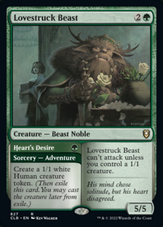 Lovestruck Beast // Heart's Desire [Commander Legends: Battle for Baldur's Gate] | Gate City Games LLC