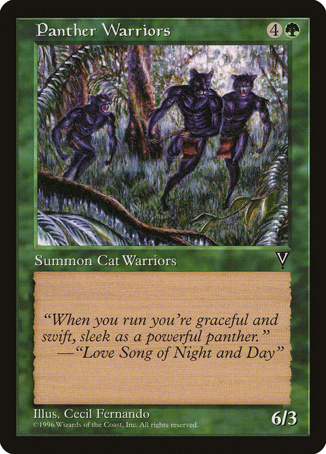 Panther Warriors [Visions] | Gate City Games LLC