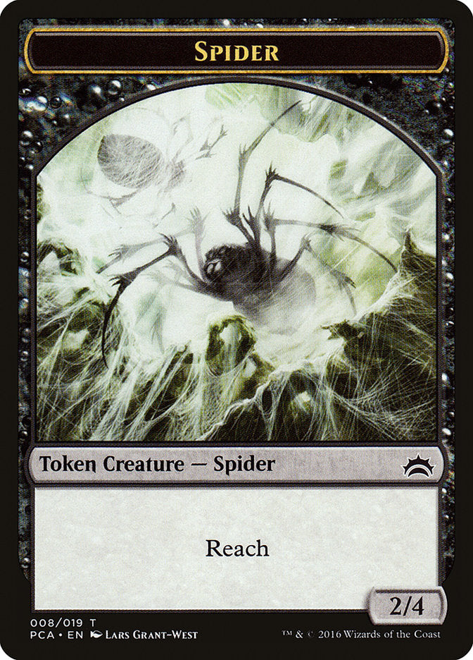 Spider // Saproling Double-Sided Token [Planechase Anthology Tokens] | Gate City Games LLC