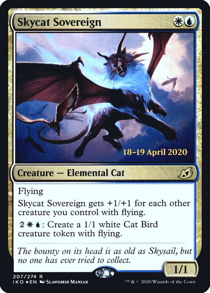 Skycat Sovereign [Ikoria: Lair of Behemoths Prerelease Promos] | Gate City Games LLC