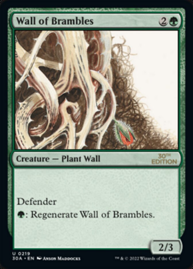 Wall of Brambles [30th Anniversary Edition] | Gate City Games LLC