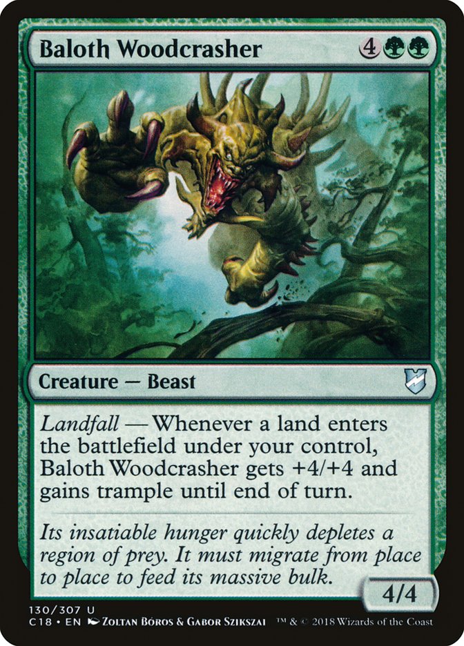 Baloth Woodcrasher [Commander 2018] | Gate City Games LLC