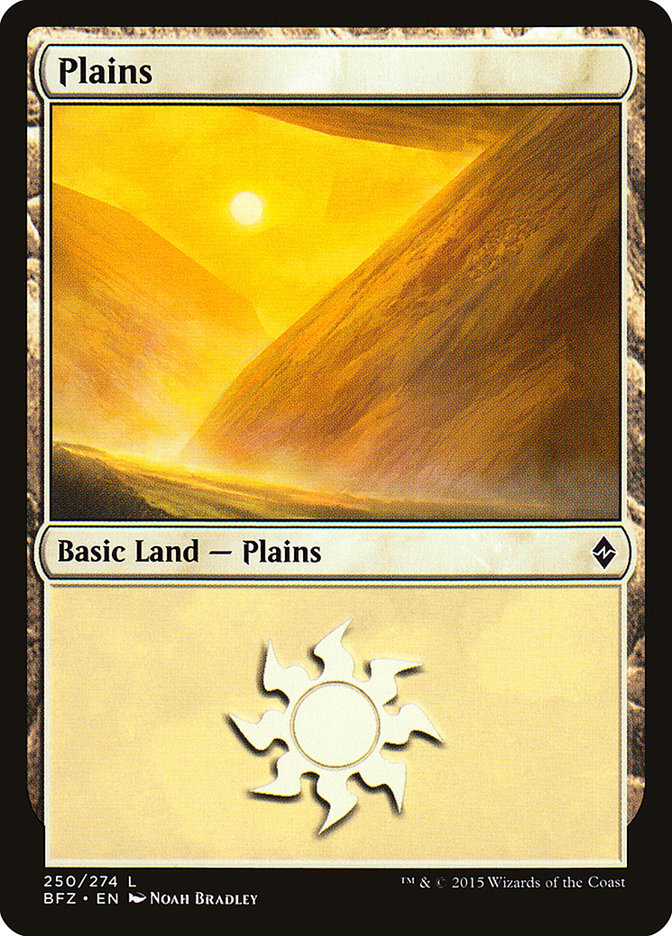 Plains (250) [Battle for Zendikar] | Gate City Games LLC