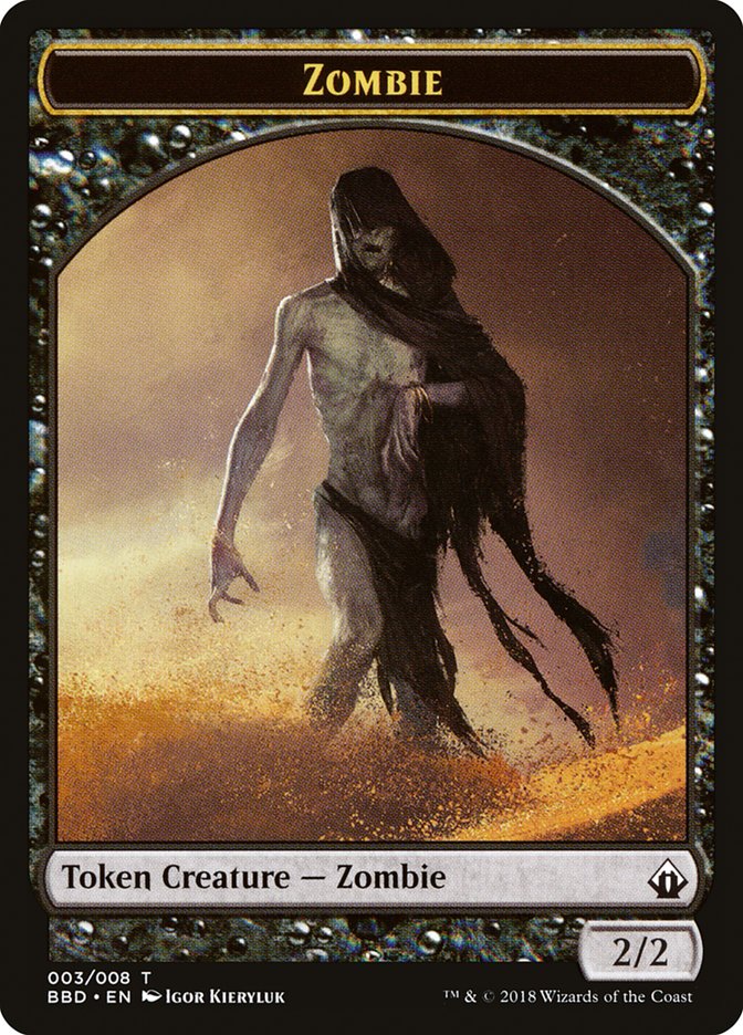 Zombie Token [Battlebond Tokens] | Gate City Games LLC