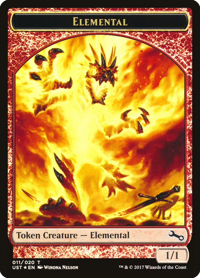 Elemental // Elemental Double-Sided Token (011/020) [Unstable Tokens] | Gate City Games LLC