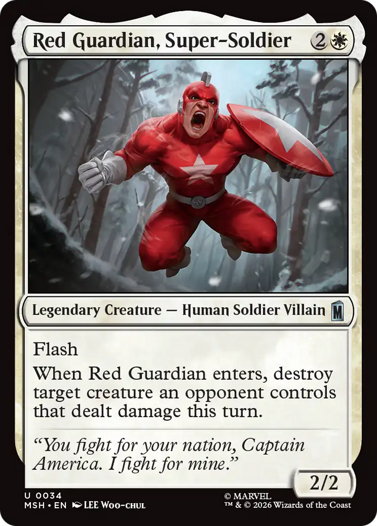 Red Guardian, Super-Soldier [Marvel Super Heroes] | Gate City Games LLC
