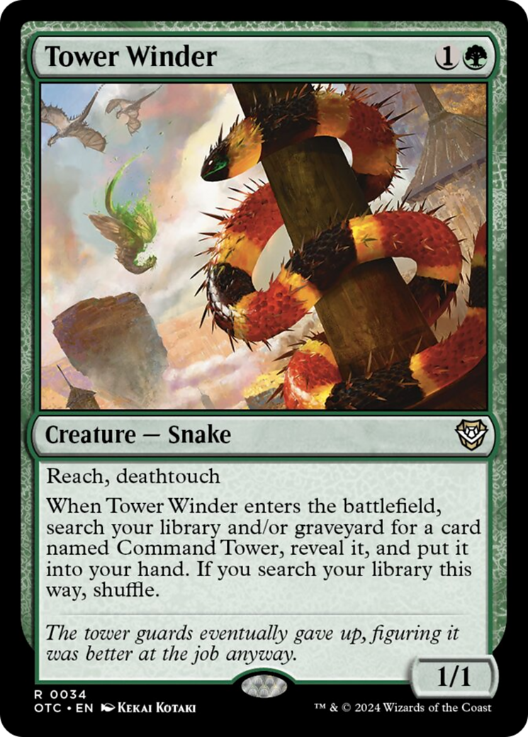 Tower Winder [Outlaws of Thunder Junction Commander] | Gate City Games LLC