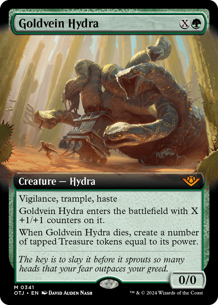 Goldvein Hydra (Extended Art) [Outlaws of Thunder Junction] | Gate City Games LLC