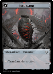 Incubator // Phyrexian (17) Double-Sided Token [March of the Machine Tokens] | Gate City Games LLC