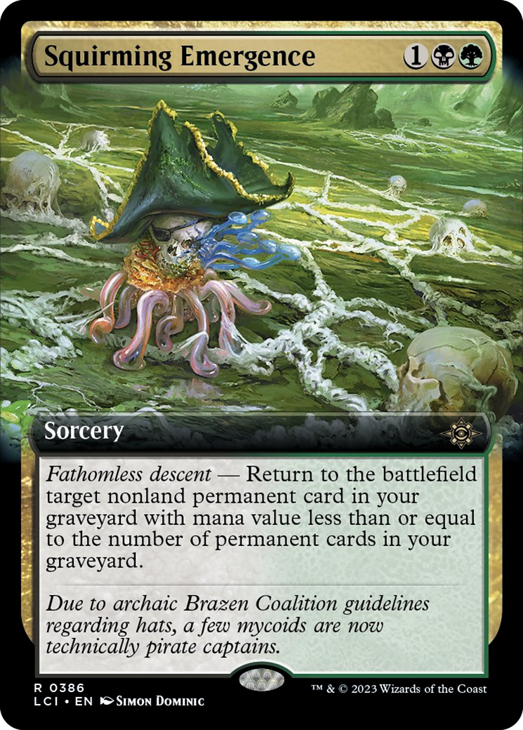 Squirming Emergence (Extended Art) [The Lost Caverns of Ixalan] | Gate City Games LLC