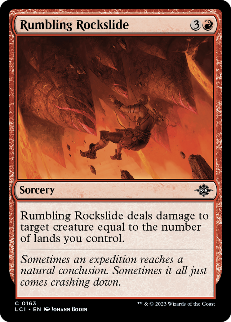 Rumbling Rockslide [The Lost Caverns of Ixalan] | Gate City Games LLC