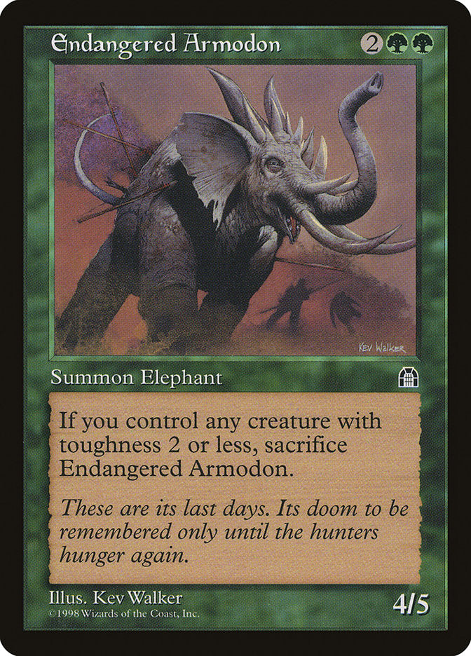 Endangered Armodon [Stronghold] | Gate City Games LLC