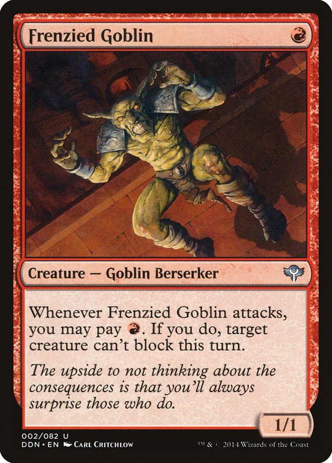 Frenzied Goblin [Duel Decks: Speed vs. Cunning] | Gate City Games LLC