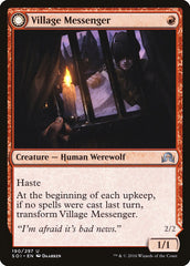 Village Messenger // Moonrise Intruder [Shadows over Innistrad] | Gate City Games LLC