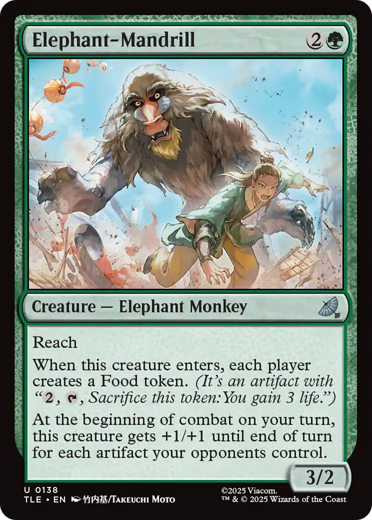 Elephant-Mandrill [Avatar: The Last Airbender: Eternal-Legal] | Gate City Games LLC