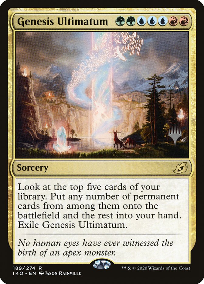 Genesis Ultimatum (Promo Pack) [Ikoria: Lair of Behemoths Promos] | Gate City Games LLC