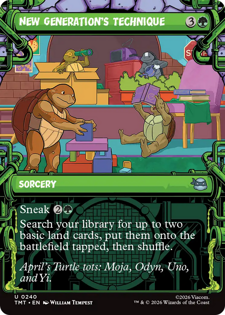 New Generation's Technique (Showcase) [Teenage Mutant Ninja Turtles] | Gate City Games LLC