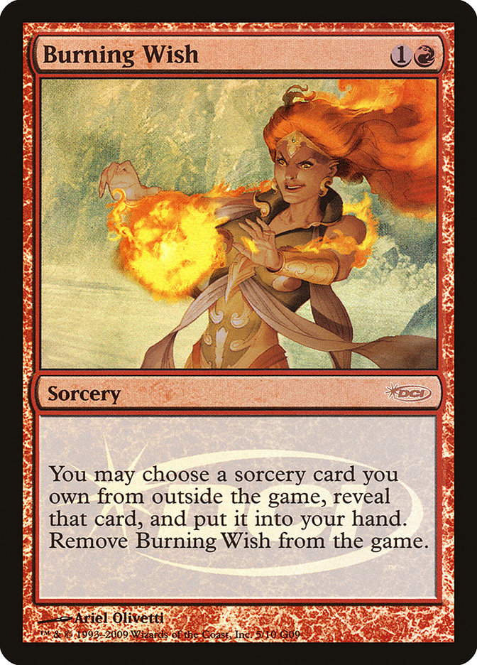Burning Wish [Judge Gift Cards 2009] | Gate City Games LLC