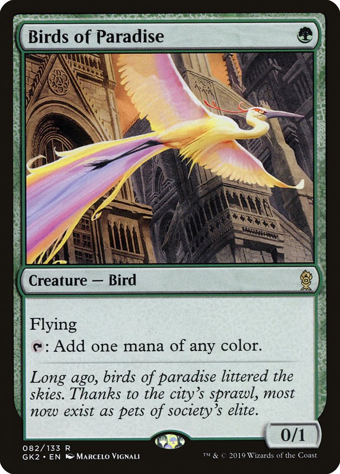 Birds of Paradise [Ravnica Allegiance Guild Kit] | Gate City Games LLC