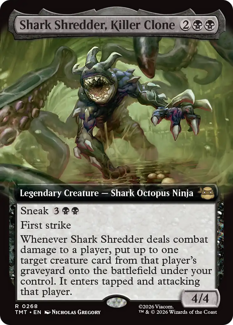 Shark Shredder, Killer Clone (Extended Art) [Teenage Mutant Ninja Turtles] | Gate City Games LLC