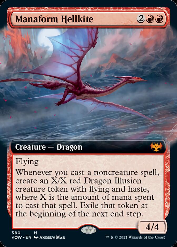 Manaform Hellkite (Extended Art) [Innistrad: Crimson Vow] | Gate City Games LLC