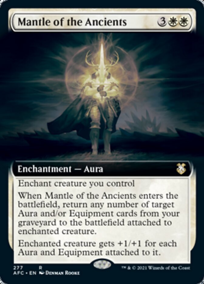 Mantle of the Ancients (Extended Art) [Dungeons & Dragons: Adventures in the Forgotten Realms Commander] | Gate City Games LLC